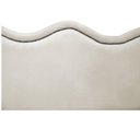 Ver imagem 3 de Cabeceira Solteiro Bari P02 90 cm Para Cama Box Linho Bege