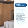 Guarda Roupa Modulado de Canto Closet Elegance - 10