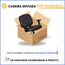 Ver imagem 5 de Cadeira Escritório Giratória Plus Size 200 Kg