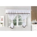 Ver imagem 5 de Cortina de Cozinha para Janela 2,00m X 1,30m Gourmet Branco