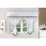 Cortina de Cozinha para Janela 2,00m X 1,30m Gourmet Branco - 6