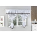 Ver imagem 1 de Cortina de Cozinha para Janela 2,00m X 1,30m Gourmet Branco