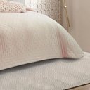 Ver imagem 5 de Kit Cobre Leito Colcha Anarruga 3 Peças Casal 240x260cm Rosa Peach Sonhare