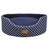 Cama Pet Oval Unic G 45x58 Azul - Fábrica Pet - 1