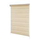 Ver imagem 3 de Persiana Zebra Rolo Dupla 120x260 Bege Linho
