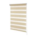 Ver imagem 4 de Persiana Zebra Rolo Dupla 120x260 Bege Linho