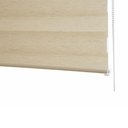Ver imagem 6 de Persiana Zebra Rolo Dupla 120x260 Bege Linho