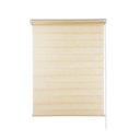 Ver imagem 1 de Persiana Zebra Rolo Dupla 120x260 Bege Linho