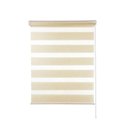 Ver imagem 2 de Persiana Zebra Rolo Dupla 120x260 Bege Linho