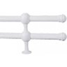 Varão 19/19mm Duplo 4m Para Cortina - Branco - 1