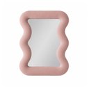 Ver imagem 2 de Espelho Decorativo New York Veludo 67x90cm Rosa