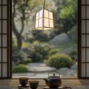 Ver imagem 3 de Luminária Teto Pendente Nipônica Japonesa Oriental Meditação