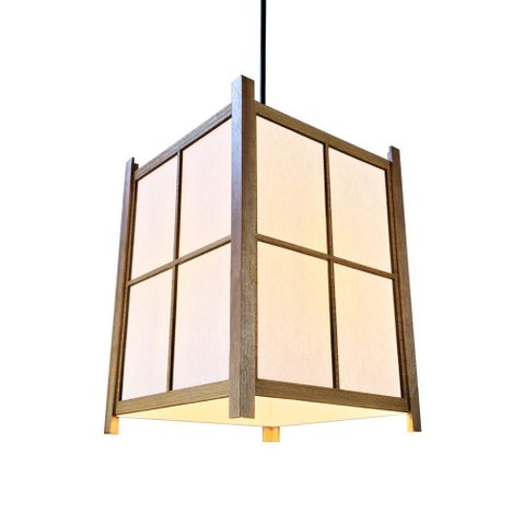 Luminária Teto Pendente Nipônica Japonesa Oriental Meditação