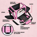 Ver imagem 4 de Bolsa de Viagem para Transporte Pet - Rosa