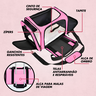 Bolsa de Viagem para Transporte Pet - Rosa - 4