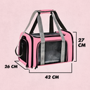Ver imagem 3 de Bolsa de Viagem para Transporte Pet - Rosa