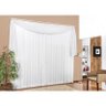 Cortina Melissa para varão simples 4m Branco - 1