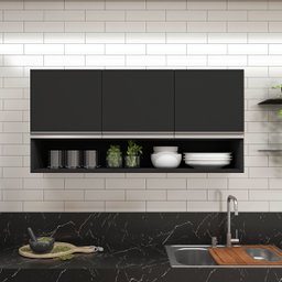 Organizador 120x60cm com Nicho Externo pra Area de Serviço, Produtos de Limpeza - 3