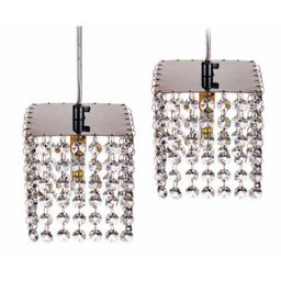 Lustre Pendente Duplo Para Sala Cristal Legítimo - 13