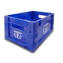 Ver imagem 2 de Engradado Caixa Grade para 24 Vasilhames Cerveja 300 Ml Ambev Azul