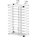 Ver imagem 1 de Cesto Organizador De Sacolas Plásticas Para Porta De Armário - Aço Cromado