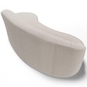 Ver imagem 2 de Sofá 3 Lugares Curvo Living Firenze Esquerdo D02 Bouclê Bege 180cm B-62 - Lyam