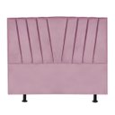 Ver imagem 2 de Cabeceira Casal Queen Size Cama Estofada 160 Cm Lile Suede:rosa