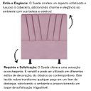 Ver imagem 5 de Cabeceira Casal Queen Size Cama Estofada 160 Cm Lile Suede:rosa