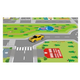 Tapete Ilustrativo Pista De Carros Para Crianças - 2