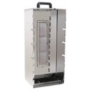 Ver imagem 3 de Mini Churrasqueira a Gás Vertical Para 10 Espetinhos Em Aço Inox