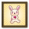 Quadro Decorativo - Coelhinho Amarelo - 22cm x 22cm - 010qdim - 1