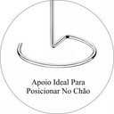 Ver imagem 2 de Suporte Porta Papel Higiênico De Bancada/Chão - Aço Cromado