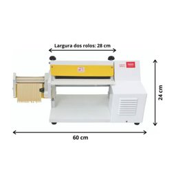 Cilindro Elétrico Bivolt Branco Com Cortador De Talharim 28cm Carenagem Em Nylon Malta - 3
