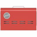 Ver imagem 3 de Churrasqueira A Carvão Portátil Picnic Praia Camping - Vermelha