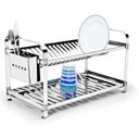 Ver imagem 1 de Escorredor de Prato Aço Inox 20 Pratos Mak Inox Montado