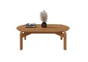 Ver imagem 1 de Mesa de Centro Lizz Oblonga Cedro - Casa D Móveis