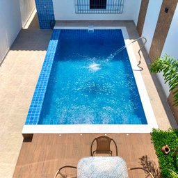 Kit 42pçs Borda Atérmica Piscina 50x25x1,5cm Malibu Cinza - Areia de Quartzo Ind. Cimentícia - 5