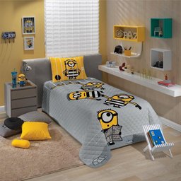 Colcha Matelassê Minions - Meu Malvado Favorito 3 | Lepper - 1