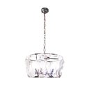 Ver imagem 1 de Pendente Hexagonal Cromado Vidro Transparente 6e14 24x35cm Paris Luz