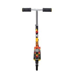 Patinete Juvenil Dobrável Chamas Preto E Amarelo 40600332 Mor - 6