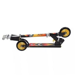 Patinete Juvenil Dobrável Chamas Preto E Amarelo 40600332 Mor - 14