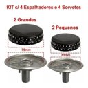 Ver imagem 3 de Kit Com 4 Espalhadores + 4 Queimadores Fogão Esmaltec