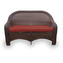 Ver imagem 2 de Conjunto de Sofá Fibra Sintética Karibe - 1 Sofá 2L + 2 Poltronas + 1 Mesa Centro - Tecido Duna Verm