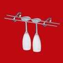 Ver imagem 7 de Suporte Porta Taças Reto Adega Cromado 250mm - Schmitt