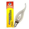 kit 14 Lâmpada Vela Bico Torto 40w 127v E14 Clara Branco quente - 3