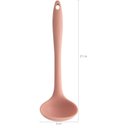 Ver imagem 2 de Concha De Silicone Utensílio Cozinha Talher Sopa Feijão OU Rosa
