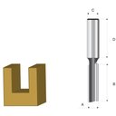 Ver imagem 1 de Fresa Paralela Dupla Ht 1/4"" - D01373 - Makita Fresa Paralela Dupla Ht 1/4" D-01373 Mak Makita