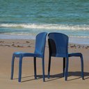 Ver imagem 6 de Cadeira Marina Eco Estrutura em Plástico Polipropileno Azul Tramontina 46cm