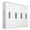 Cômoda 8000 Guarda Roupa 1684 e Armário Multiuso 6020 Branco - Araplac - 3