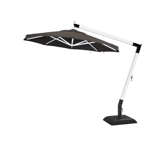 Ombrelone Std Lateral Plus 3.0 Alumínio 52.0.022 + Inox Cor: Preto